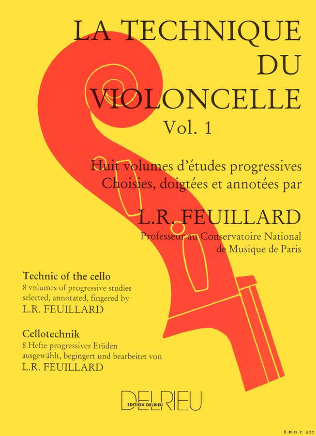 Feuillard Louis R. - Techniek van de cello Vol.1