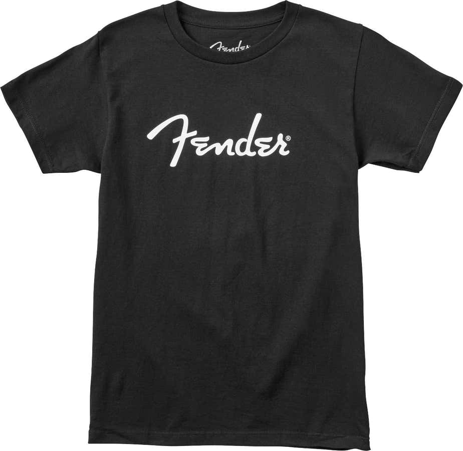 Fender Spaghetti Logo T-shirt, Zwart, 3Xl