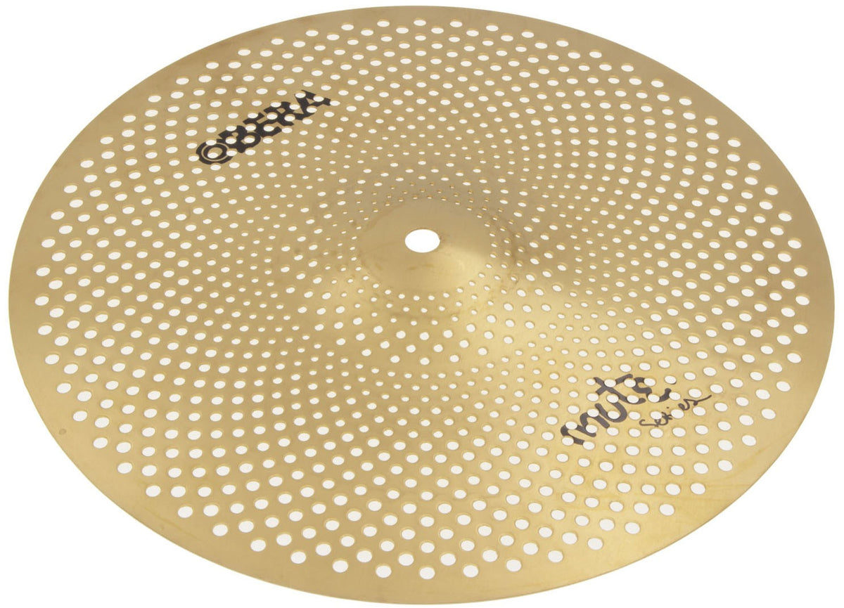 Obera Cymbals Mute 12" Splash - Silent Cymbal - Brass Finish
