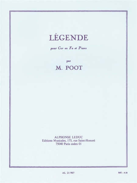 Leduc Legende Cor En Fa Et Piano