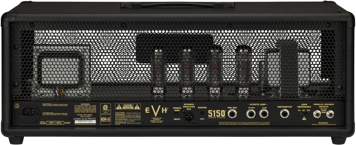 5150 Iconic Serie 80W EL34-top zwart 230V Eur