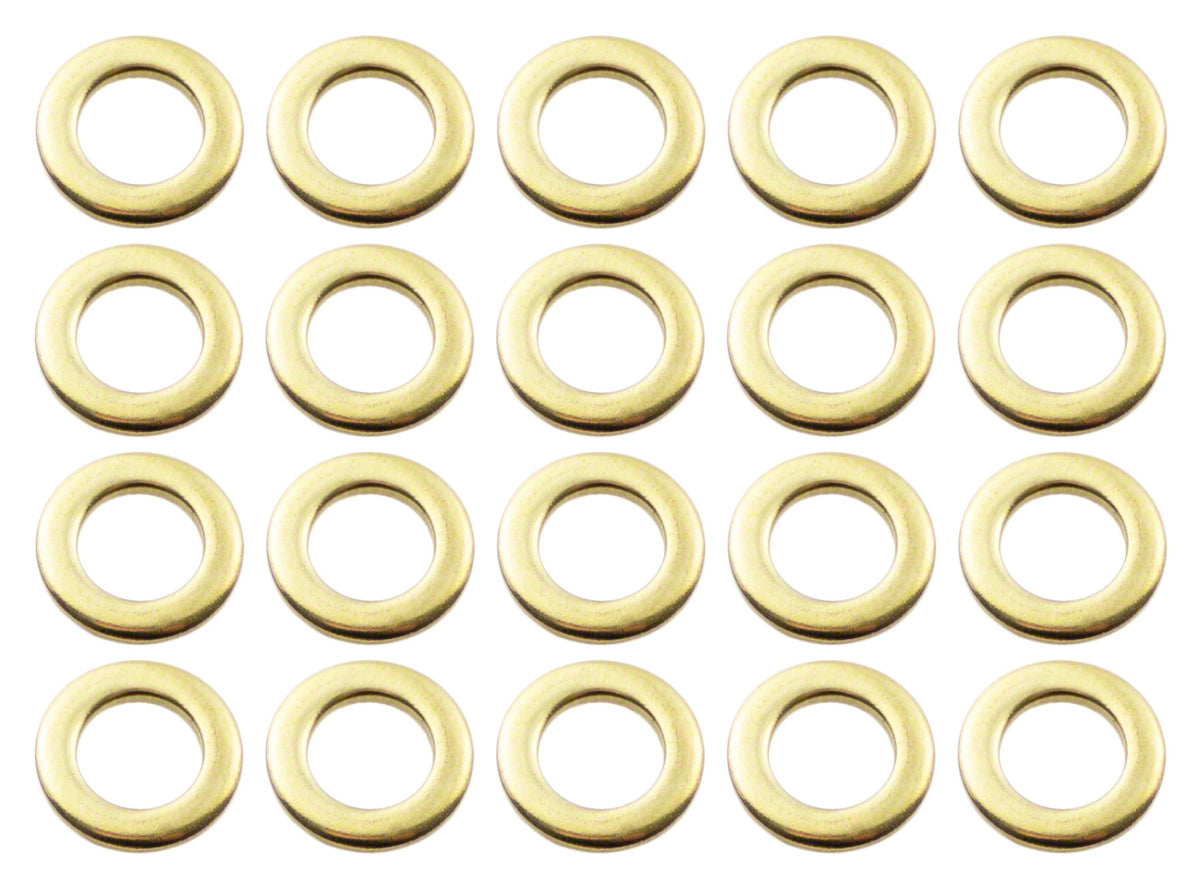 SW-BR - Gouden Metalen Onderlegring Voor Trekstang (X20)