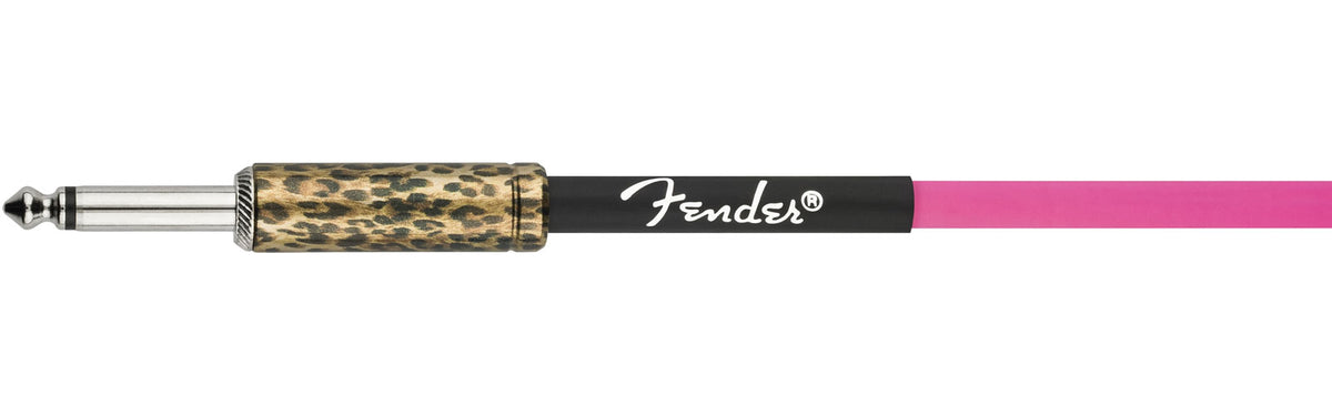 JOE STRUMMER 13' INSTRUMENT CABLE PINK LEOPARD
