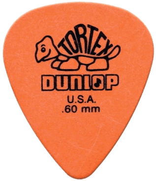 Dunlop TORTEX 0.60MM ORANJE