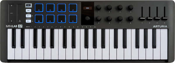 MiniLab 37 mk3 Zwart
