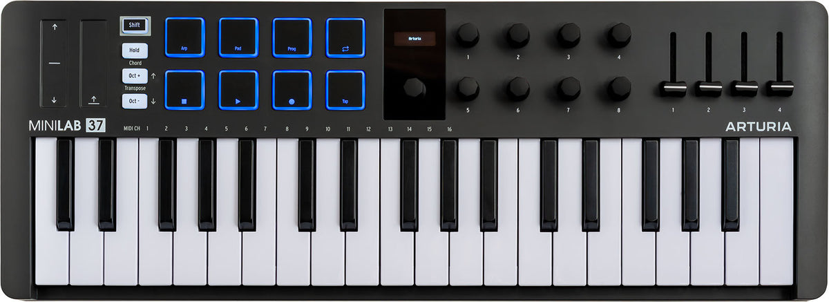 MiniLab 37 mk3 Zwart