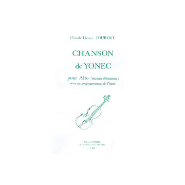 Joubert - Chanson De Yonec - Alto et Piano