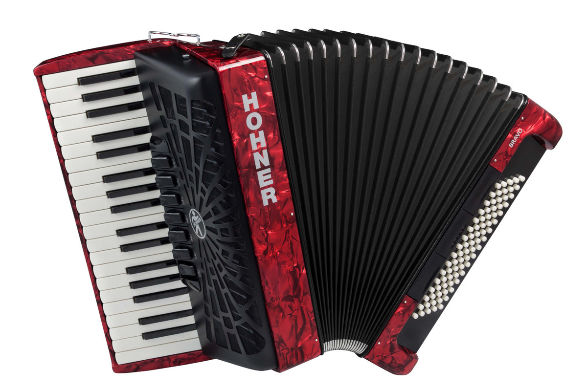 Hohner Bravo III 80 Rood