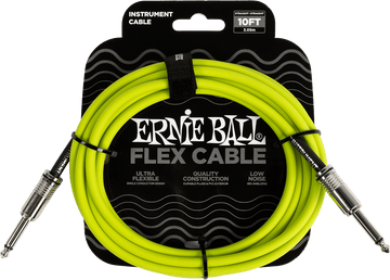 Instrumentkabels Flex Jack/jack 3M Groen