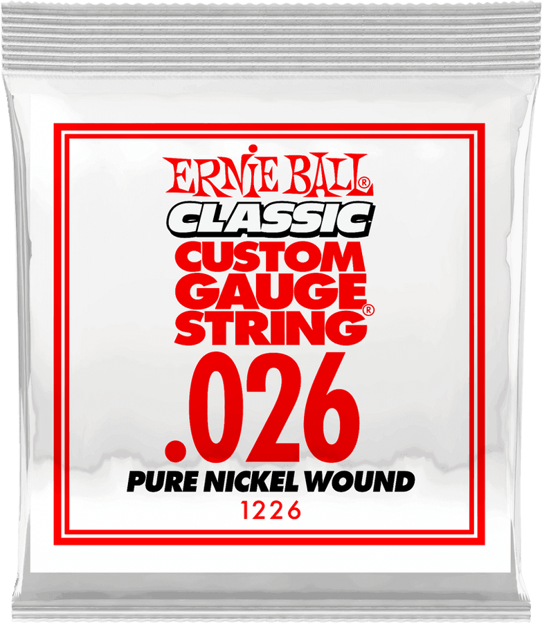 .026 CLASSIC PURE NICKEL WOUND ELECTRIC GUITAR STRINGS