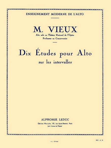 10 Etudes sur les Intervalles