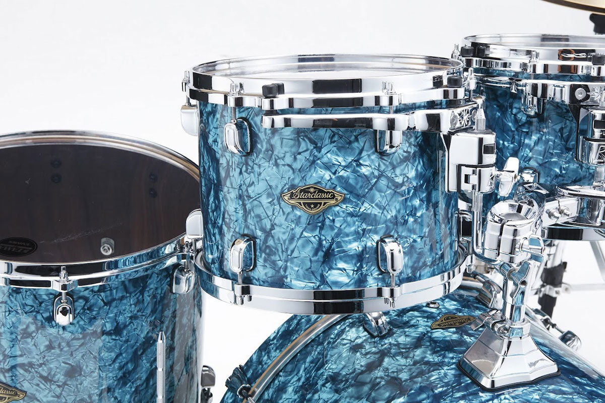 STARCLASSIC WALNUT/BIRCH STAGE 22 DRUM KIT TURQUOISE PEARL