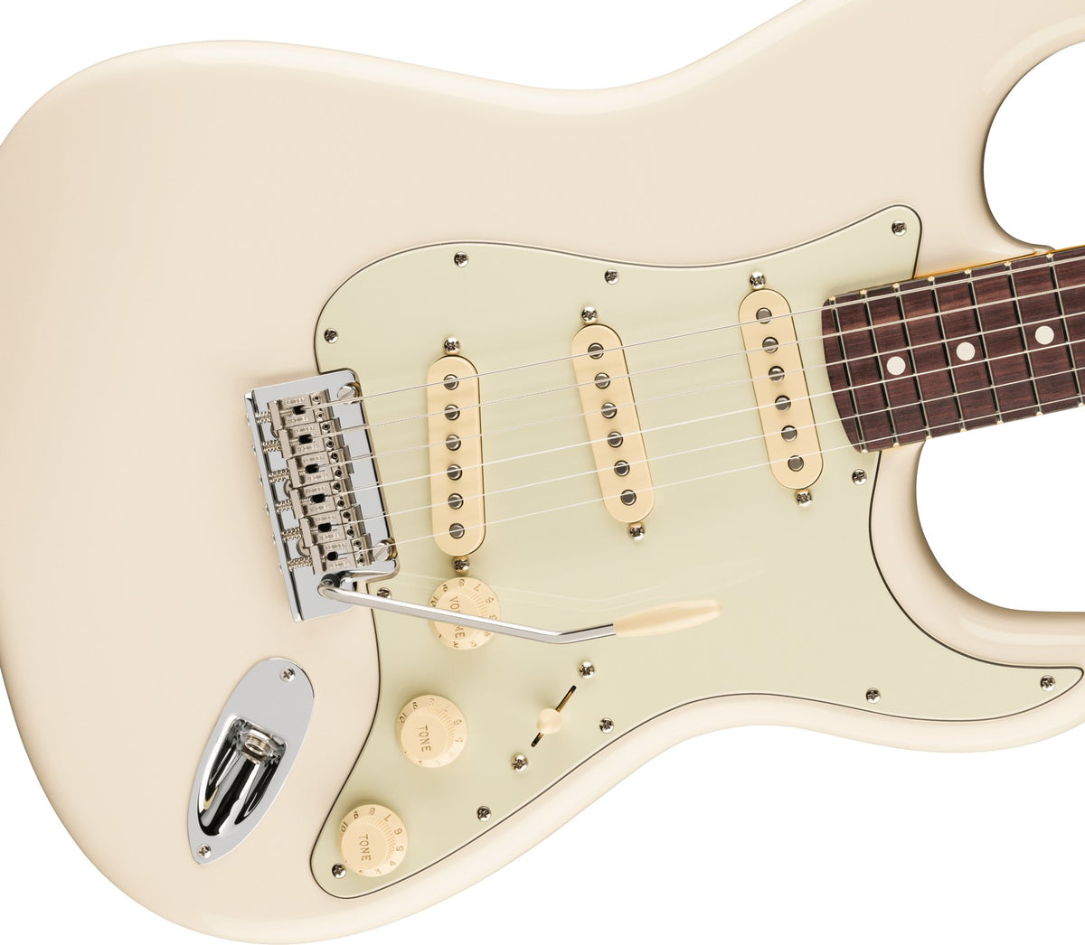 Stratocaster American Professional, RW Olympisch wit