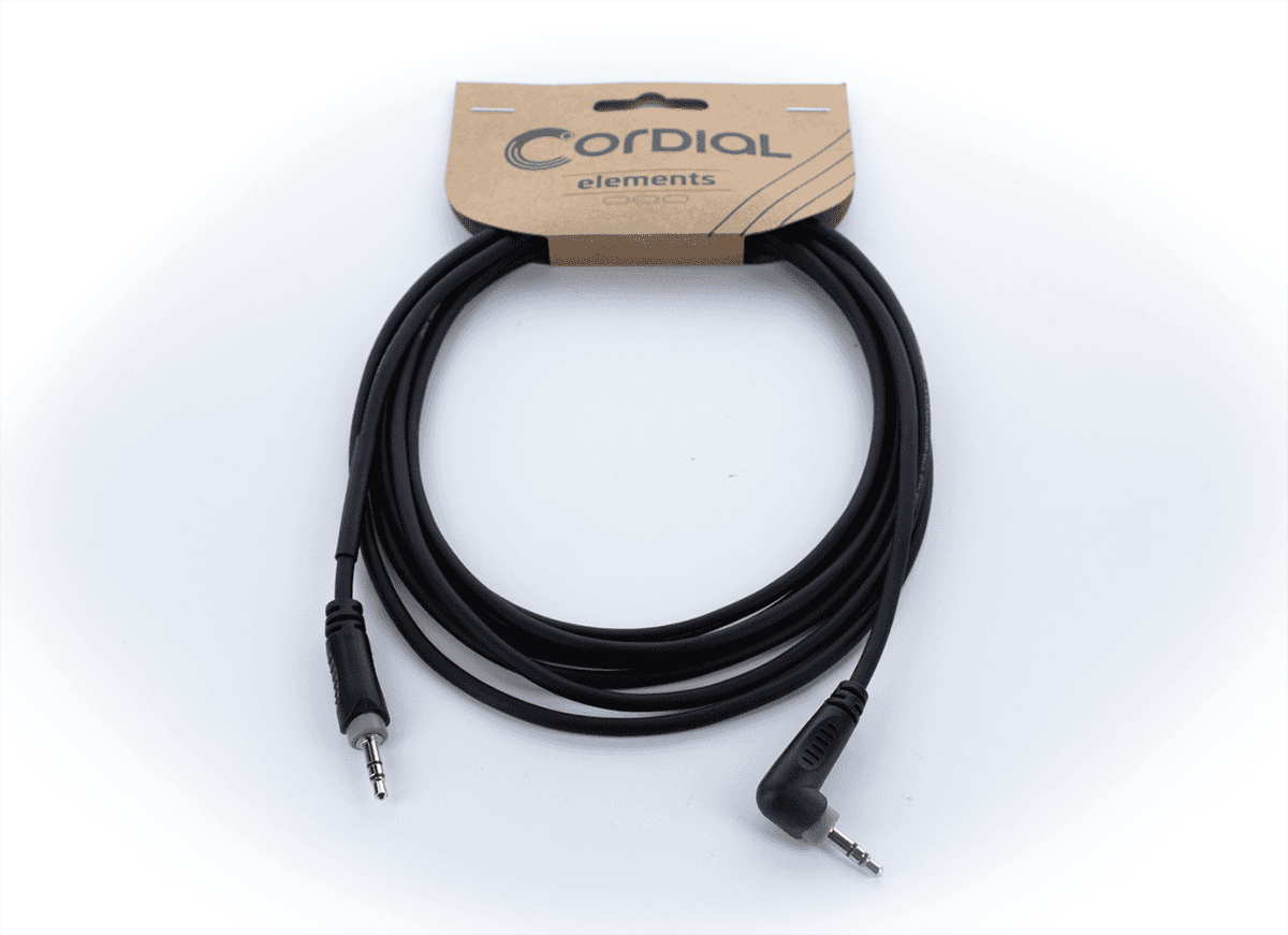 Stereo-Audiokabel Mini-jack Recht /Haaks 50 CM