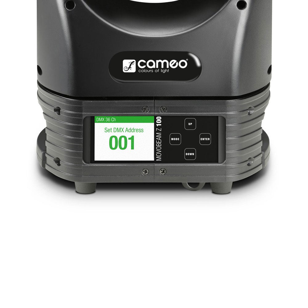 MOVO BEAM Z 100 - GESLOTEN VERSTRALER MET LED KROON ONBEPERKTE ROTATIE EN ZOOM