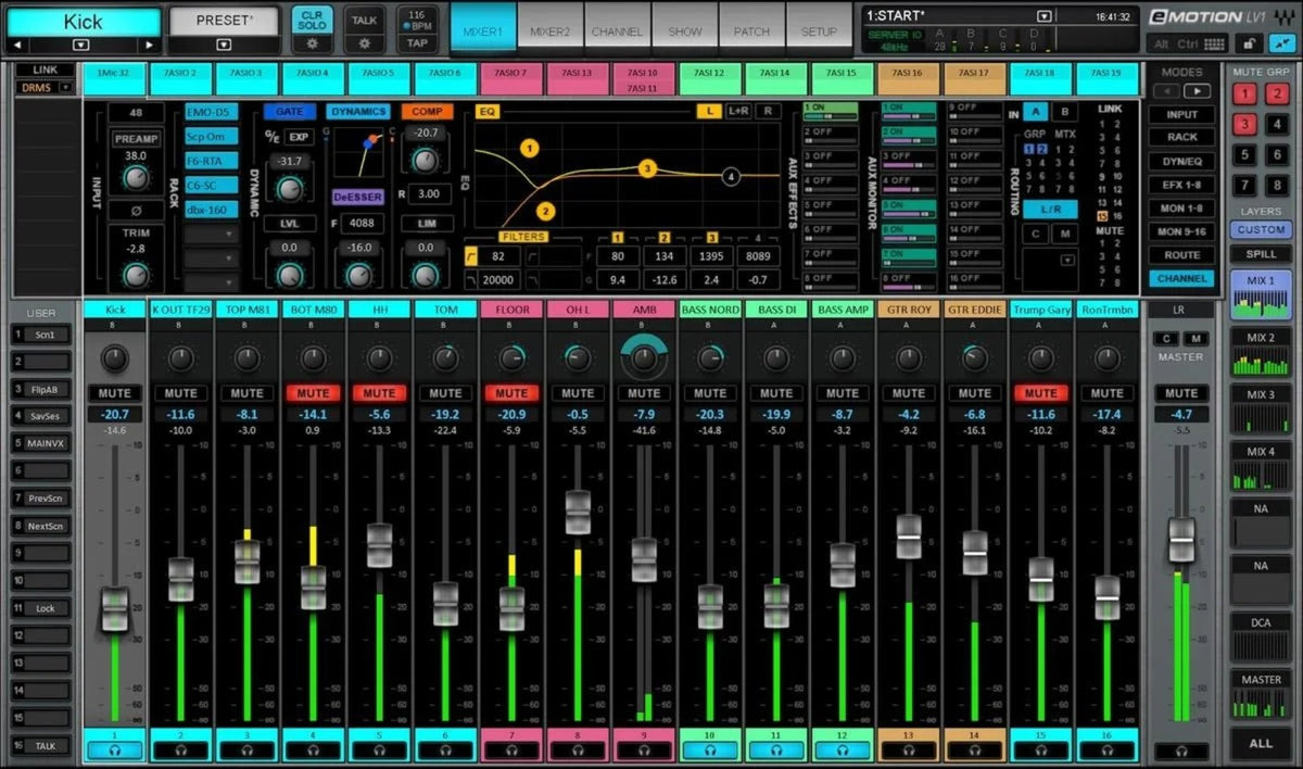 Waves Emotion LV1 Livemixer 32 ST CH