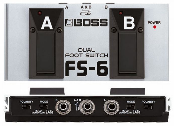 Boss Footswitch en selectors