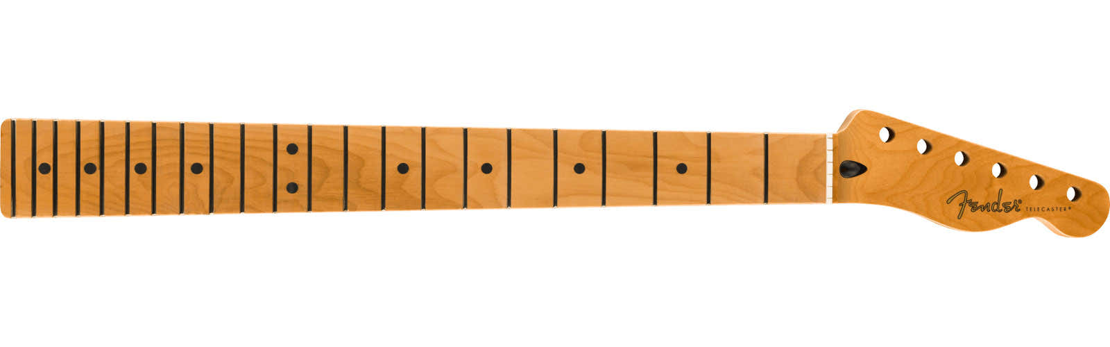 Satijn Fat Tele Hals van Geroosterd Esdoorn, 22 Medium Jumbo , 9.5, Esdoorn, U-vorm