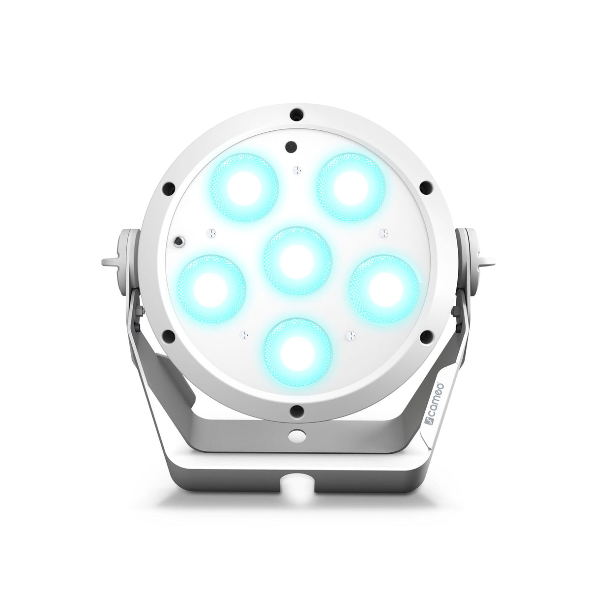 WORTEL PAR 6 WH - PAR PROJECTOR RGBAW + UV 6 X 12 W