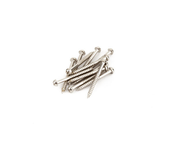 Fender PURE VINTAGE JAZZMASTER/TELECASTER PICKUP MOUNTING SCREWS NICKEL (12)