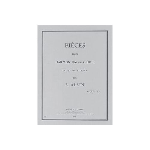 Combre Alain A. - pièCES-recueil No.2(15 Pièces) - Orgue Ou Harmonium
