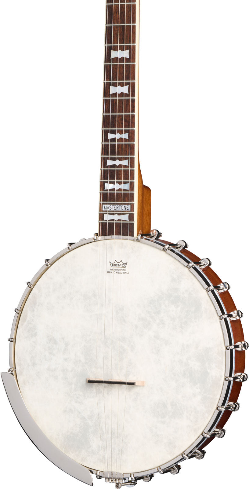 Mastertone Bowtie Banjo met open achterkant Natural Ibgcs