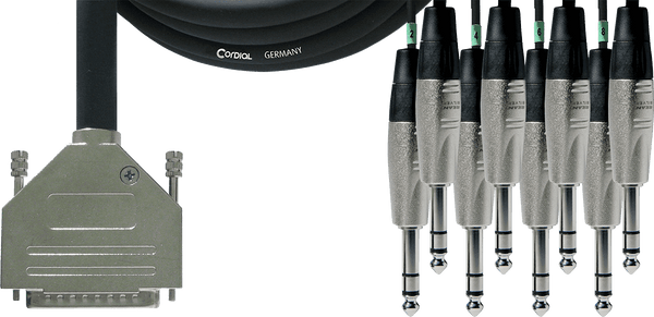 Interfacekabel SUB-D/8 Stereo Jack - 1,5 M