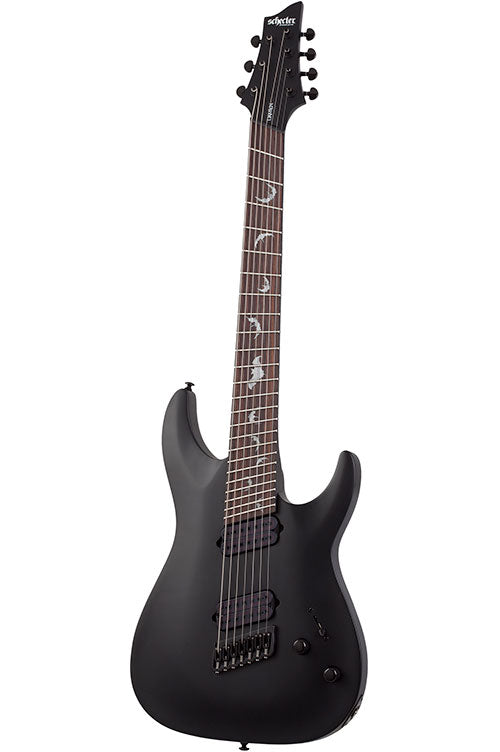 Damien 7 Multiscale Satijnzwart