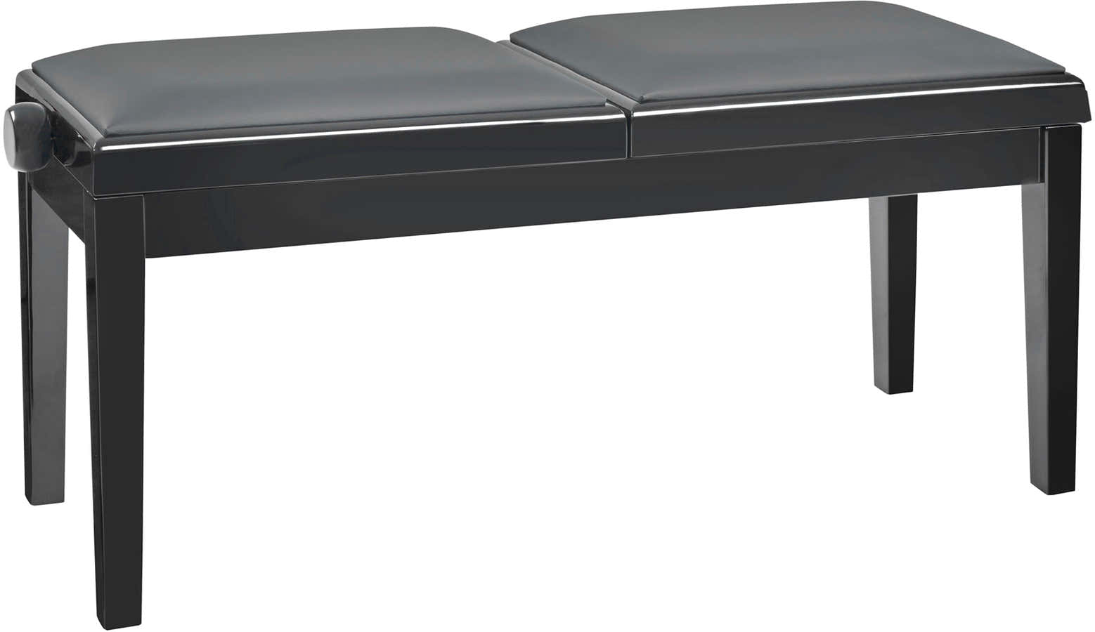 Dubbele keyboardbank 13949 Zwart