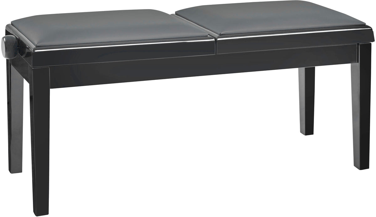 Dubbele keyboardbank 13949 Zwart