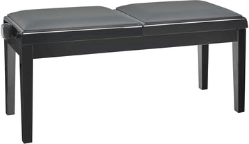 Dubbele keyboardbank 13949 Zwart