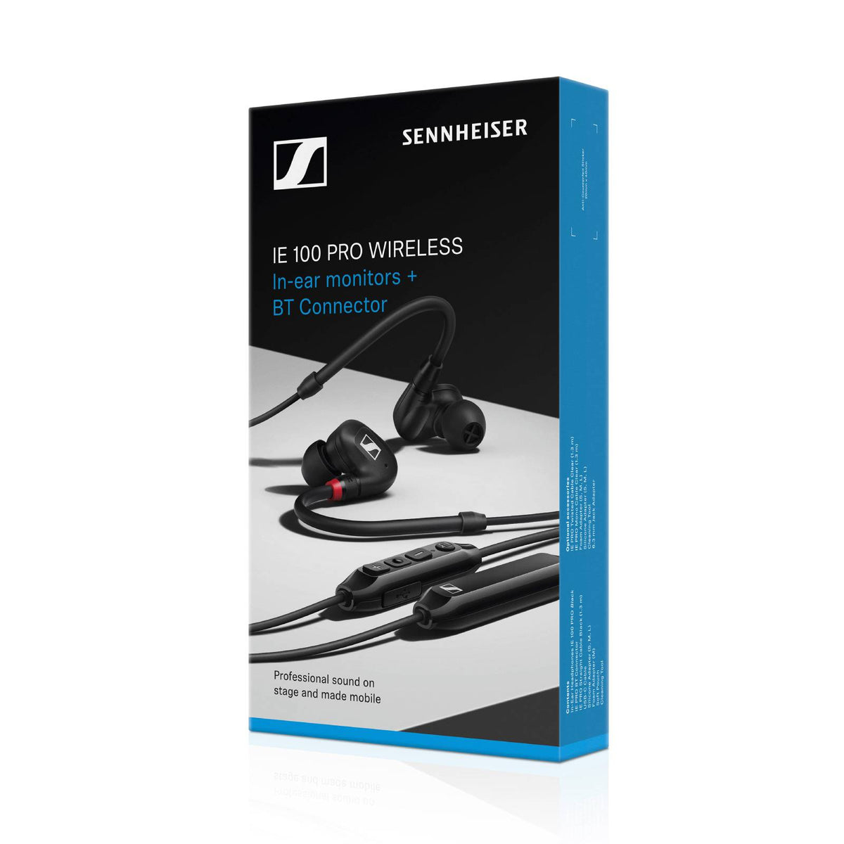 IE 100 PRO WIRELESS BLACK (DRAADLOZE)