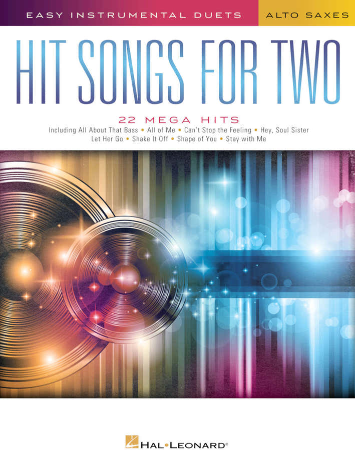 Hit Songs for Two Alto Saxophones