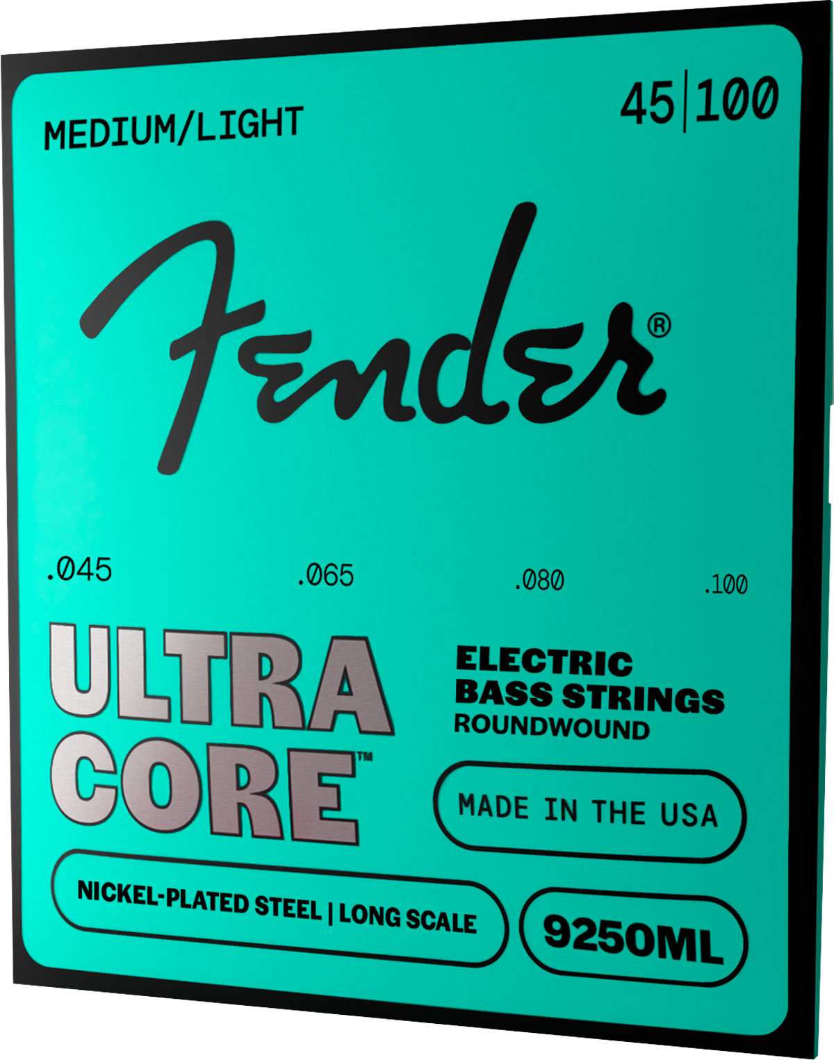 Ultracore bassnaren, vernikkeld staal, kogeleinde, 9250ML 45-100, (4)