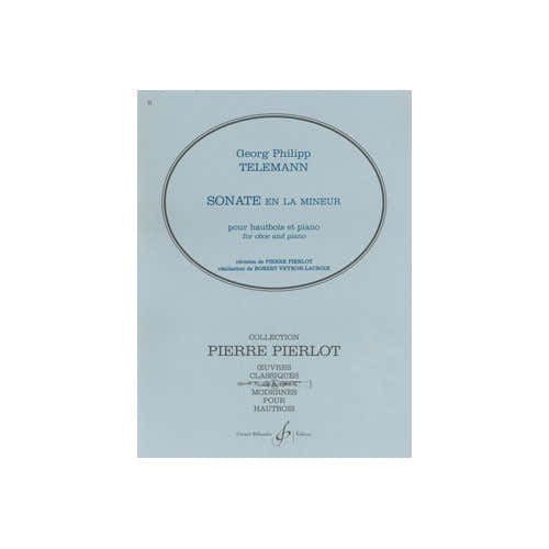 Billaudot Telemann GEORG-philipp - Sonate En La Mineur