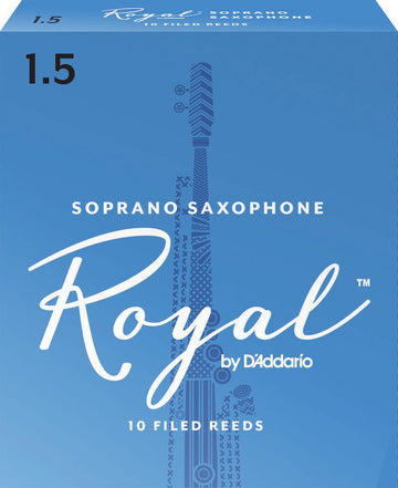 RICO ROYAL SOPRANO SAXOPHONE REEDS 1.5
