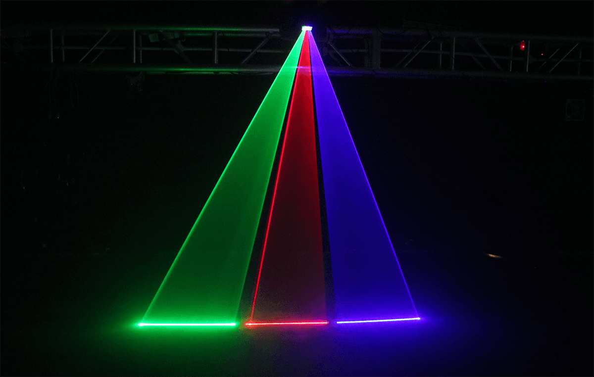 SPECTRUM 400 RGB - POLYCHROOM LASER GROEN ROOD BLAUW