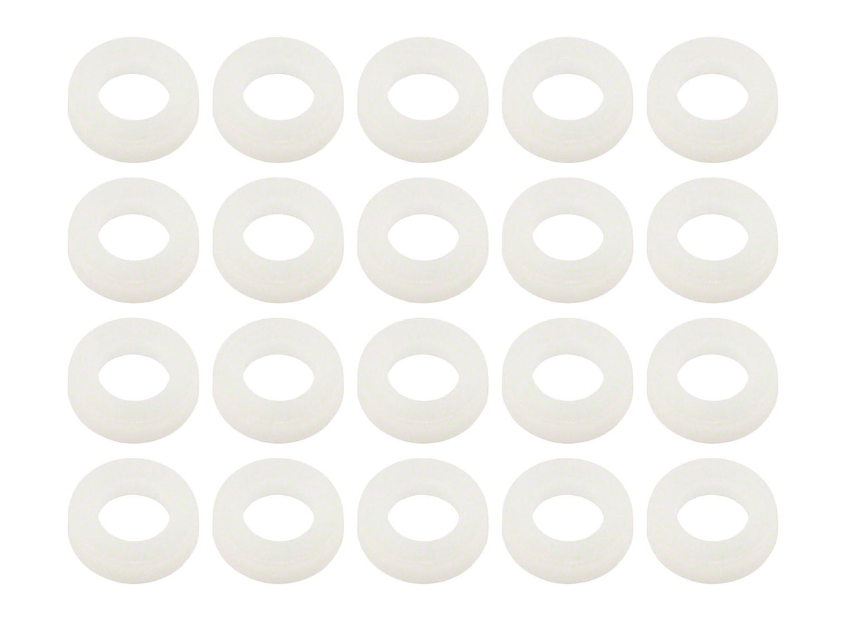 CB-W - NYLON WASHER FOR TENSION RODS - WHITE (X20)