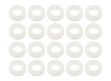 CB-W - NYLON WASHER FOR TENSION RODS - WHITE (X20)