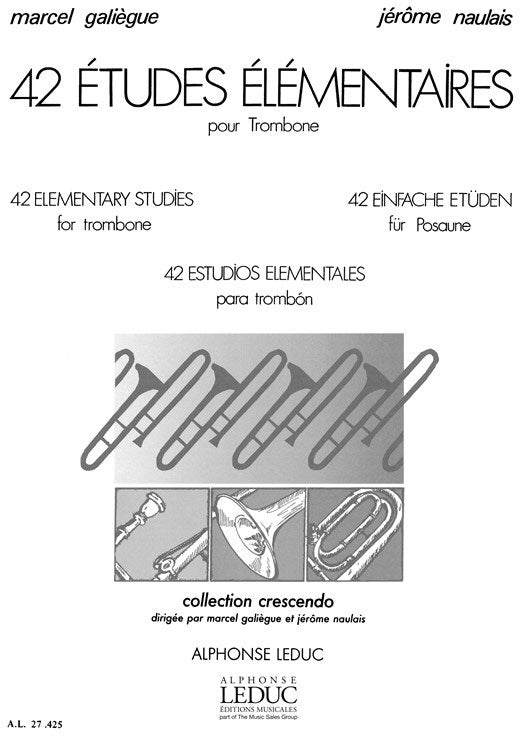 Leduc 42 Études élémentaires pour trombone