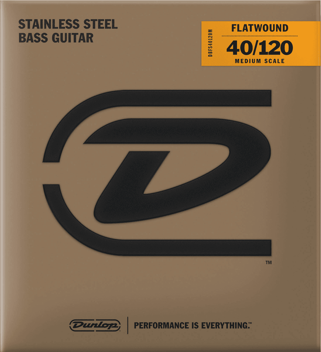 Dunlop BASS STRINGS FLAT NET SETS FLAT NETS MED. SCALE 5C 40-120