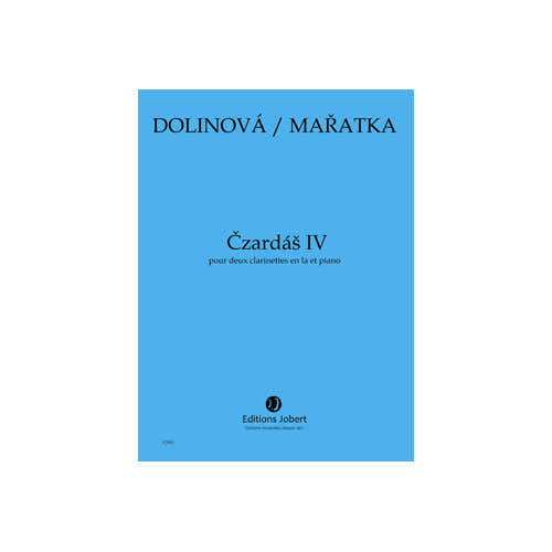 Jobert Maratka - Czardas IV - 2 Clarinettes et Piano