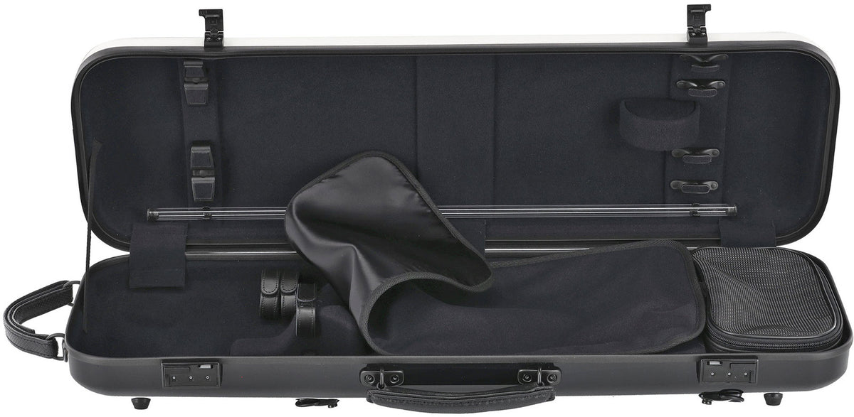 Vioolkoffer Air Anniversary Zwart/Wit Met Zijhandgreep