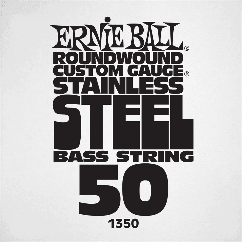 Ernie Ball .050 STAINLESS STEEL ELECTRIC BASS STRING SINGLE