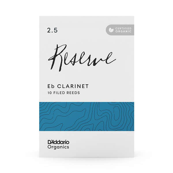 D'addario - Rico ORGANIC RESERVE 2,5 - CLARINET EB