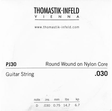 JOHN PEARSE FOLK SERIES LIGHT RE4 CLASSICAL GUITAR STRINGS .030