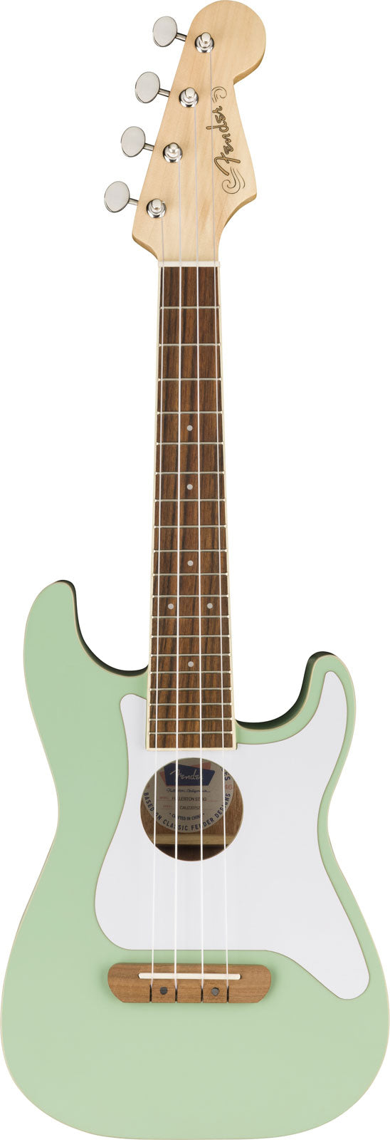 Stratocaster Fullerton Uke WN Surf groen