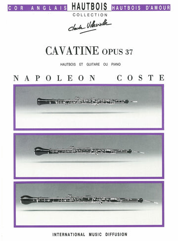 Coste - Cavatine Op 37 - Hautbois & Guitare Ou Piano
