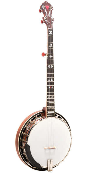 Banjo Mastertone "bluegrass Heart" Signatuur van Béla Fleck