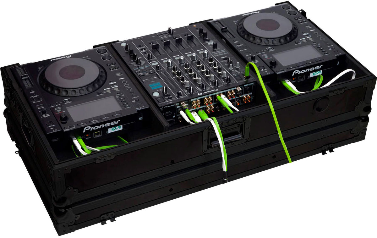 Flight DJ-console CDJ-2000NXS2 / DJM-900 Zwart